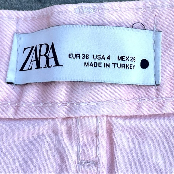 Zara The New Daddy Pink Wide Leg Jeans - Picture 6 of 11